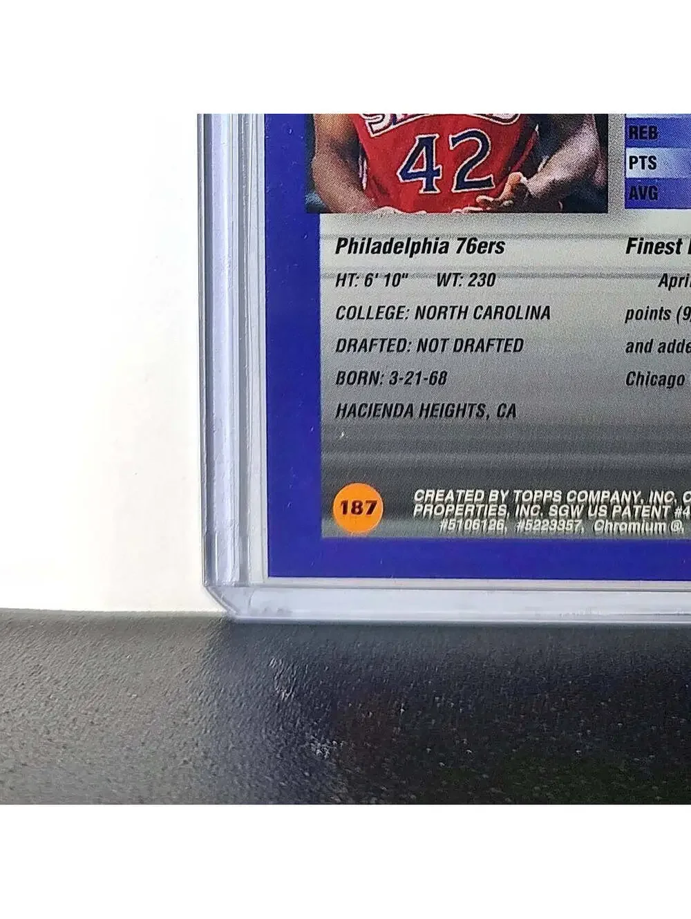 Scott Williams 1994-95 Topps Finest #187 Basketball Card